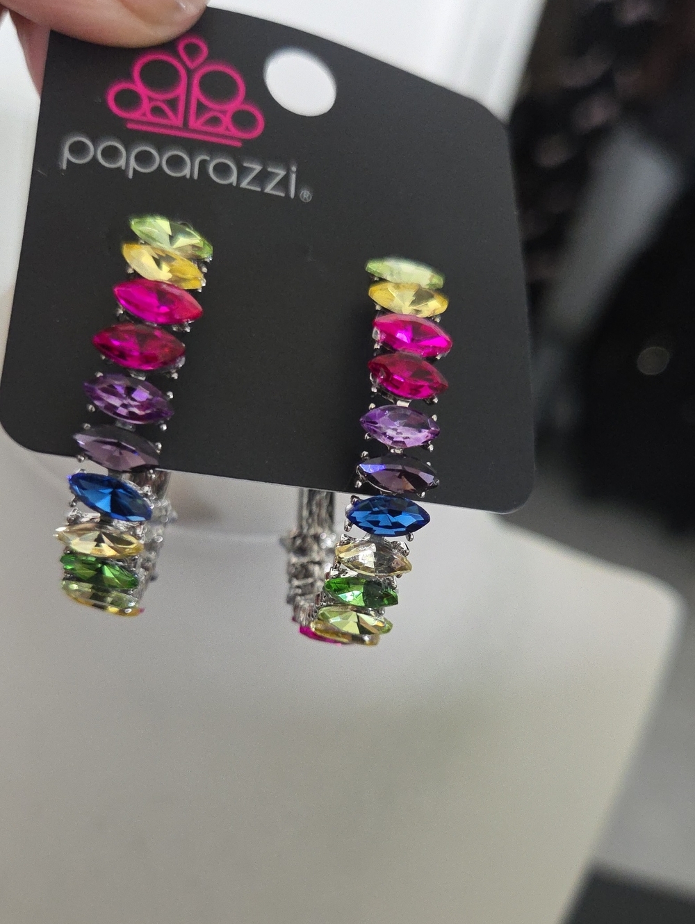 Paparazzi Rainbow Range Multi Hoop Earrings NWT